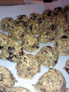 A picture of Brenda's Energy Balls.