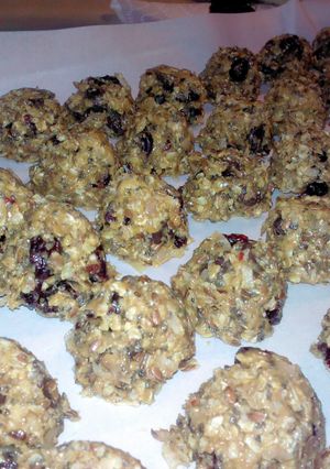 A picture of Brenda's Energy Balls.