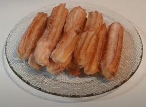 Una foto de Churros caseros fáciles y rápidos
