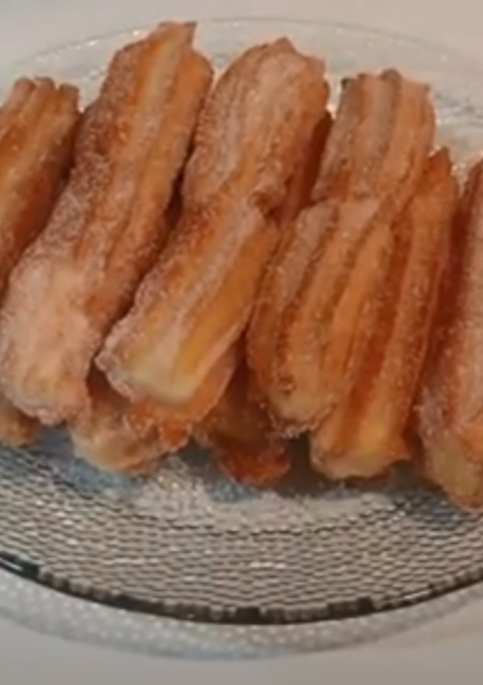 Una foto de Churros caseros fáciles y rápidos