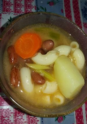 Foto resep Sop Kacang Merah Macaroni