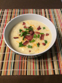 A picture of Easy Loaded Potato Soup.