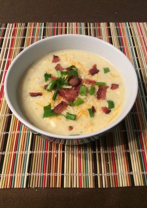 A picture of Easy Loaded Potato Soup.