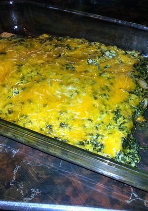 A picture of Green Enchiladas.
