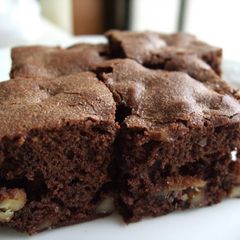 A picture of Brownies Loaded with Chocolate.