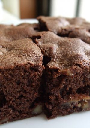 A picture of Brownies Loaded with Chocolate.