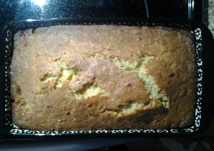 Recipe: Yummy Easy 3-ingredient Banana Bread