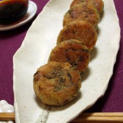 A picture of Light and Chewy Hanpen Fritters.