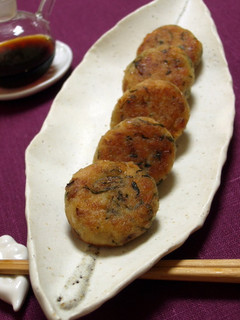 A picture of Light and Chewy Hanpen Fritters.