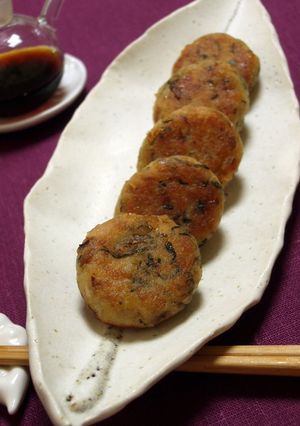A picture of Light and Chewy Hanpen Fritters.