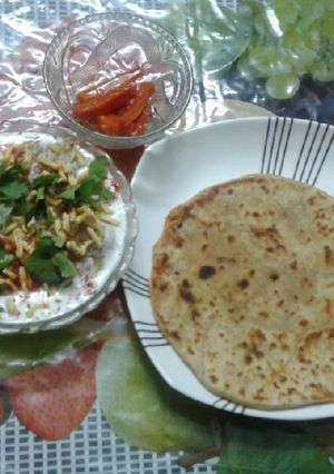 A picture of Palak Kachori.