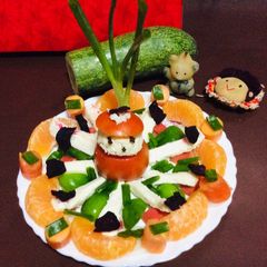 A picture of Healthy paneer salad.