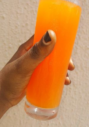 A picture of Pineapple mango drink.