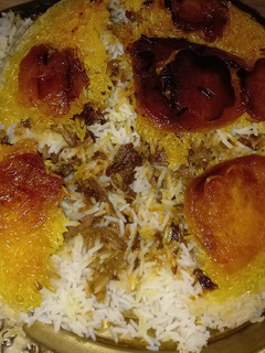 عکسی از دستور ته چین گوشت،بادمجون