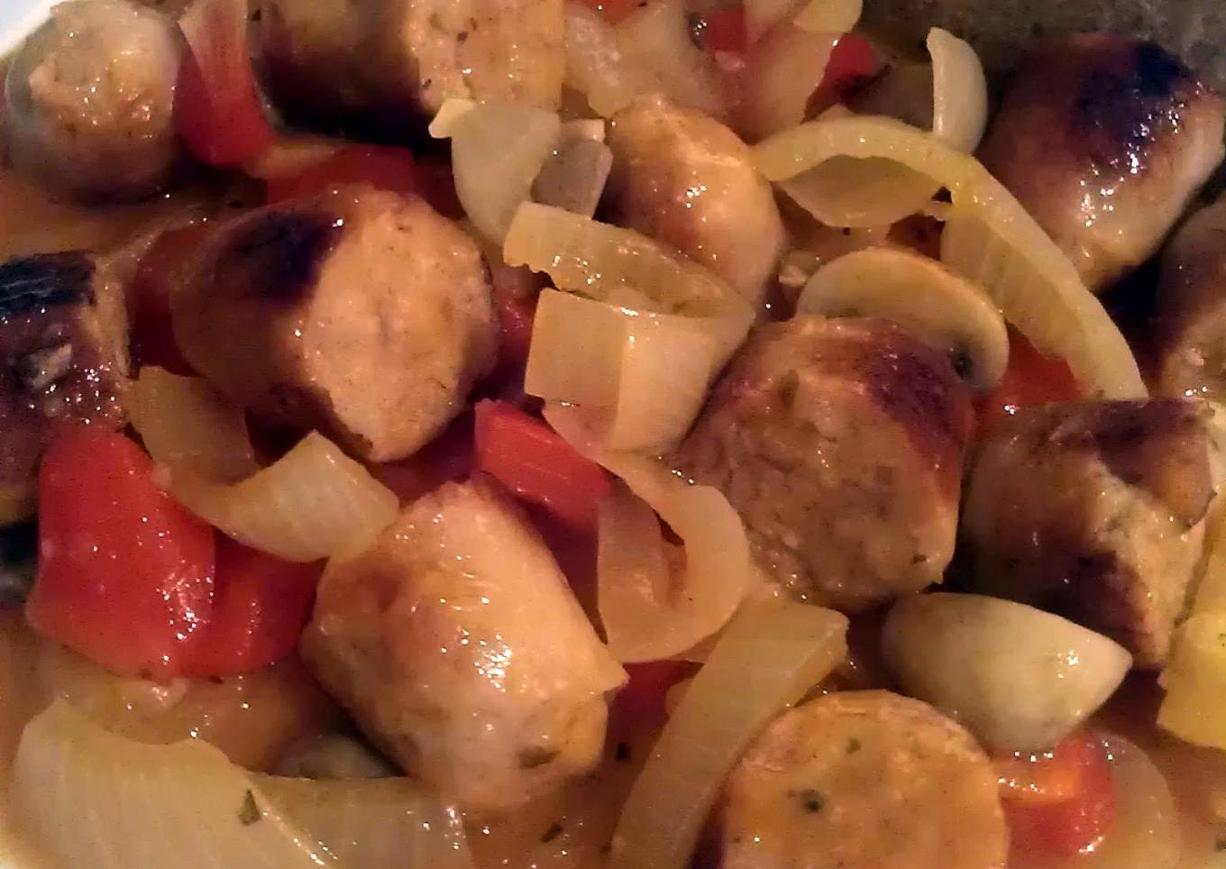 Vickys Cuban-Style Sausage Casserole, GF DF EF SF NF