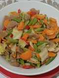 Oseng Buncis, Kol, Wortel, Bakso