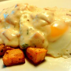 A picture of Eggs Saturday Style.