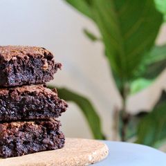 Ultimate chocolate brownies A picture of Ultimate chocolate brownies.