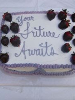 A picture of Sauerkraut cake ( don't knock it till you try it!).