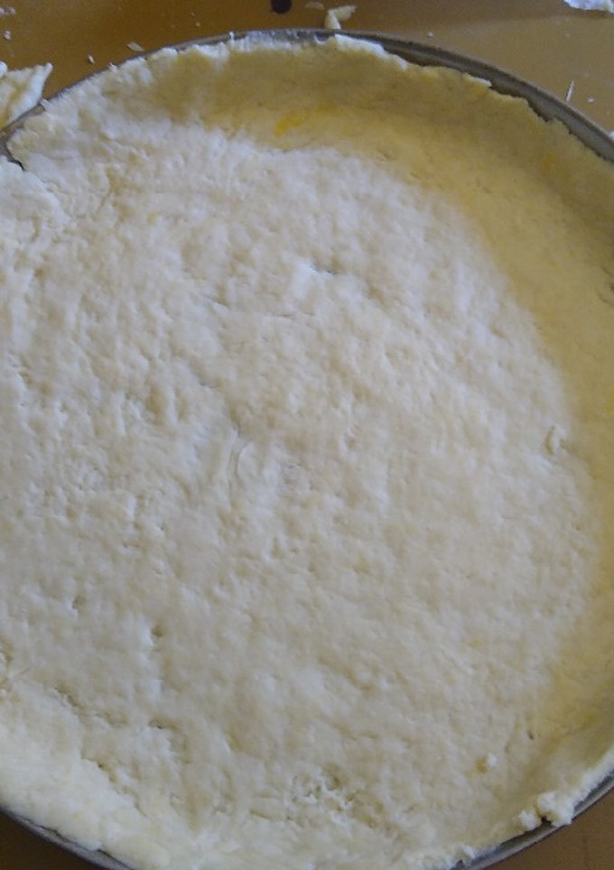 Una foto de Masa para tarta con huevo y polvo de hornear 😋
