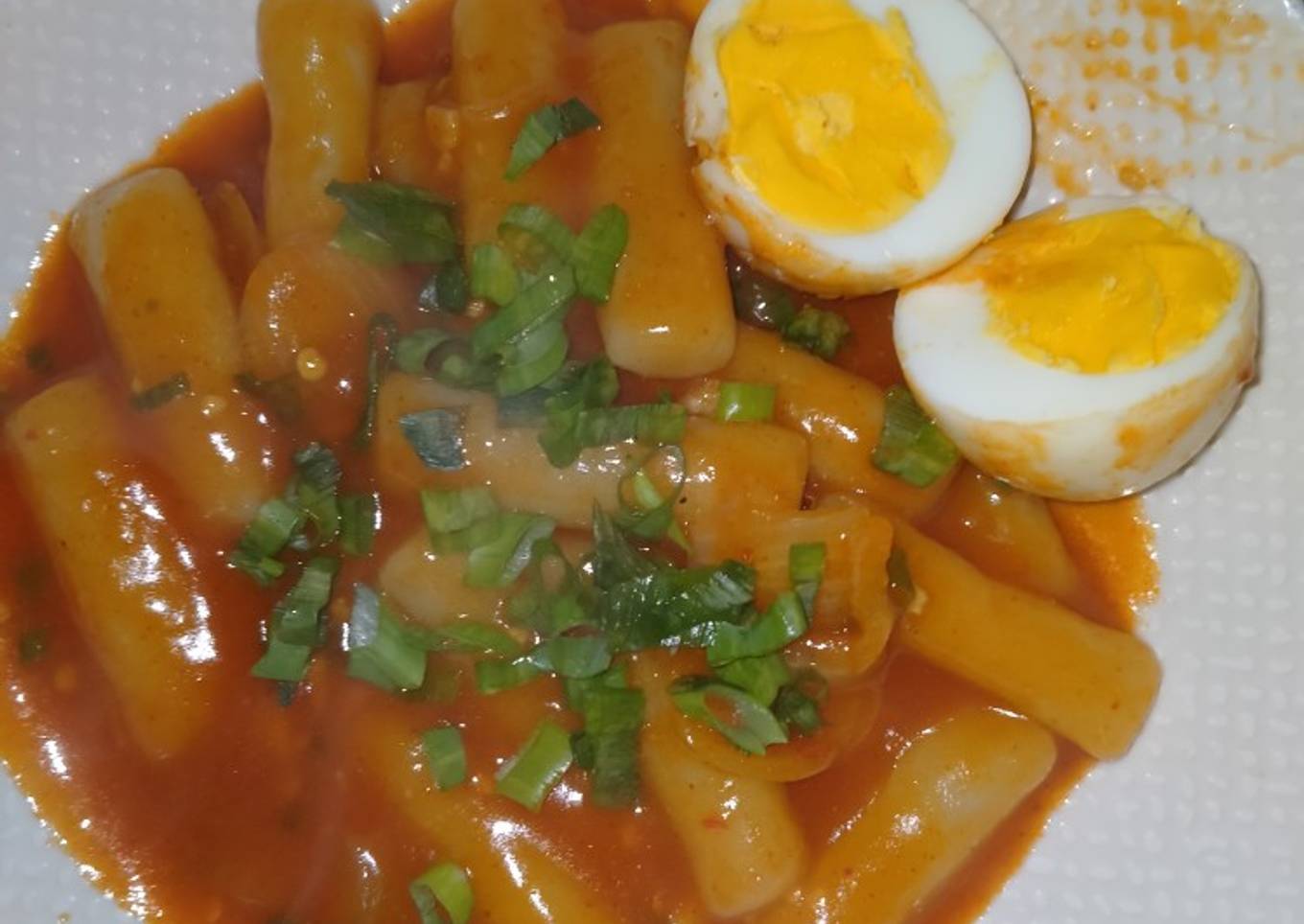 Tteokbokki Homemade Tanpa Gochujang