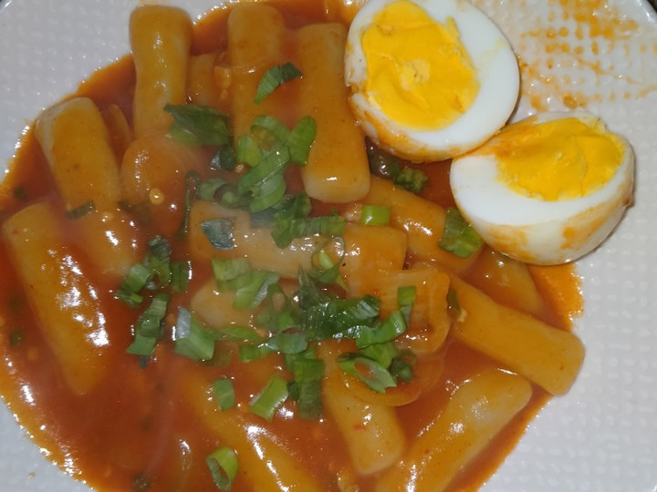 Resep Tteokbokki Homemade Tanpa Gochujang, Lezat