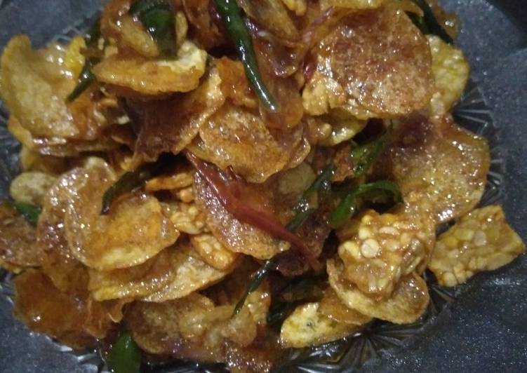 Bagaimana Menyiapkan Kentang Tempe Tumis Kecap Anti Gagal