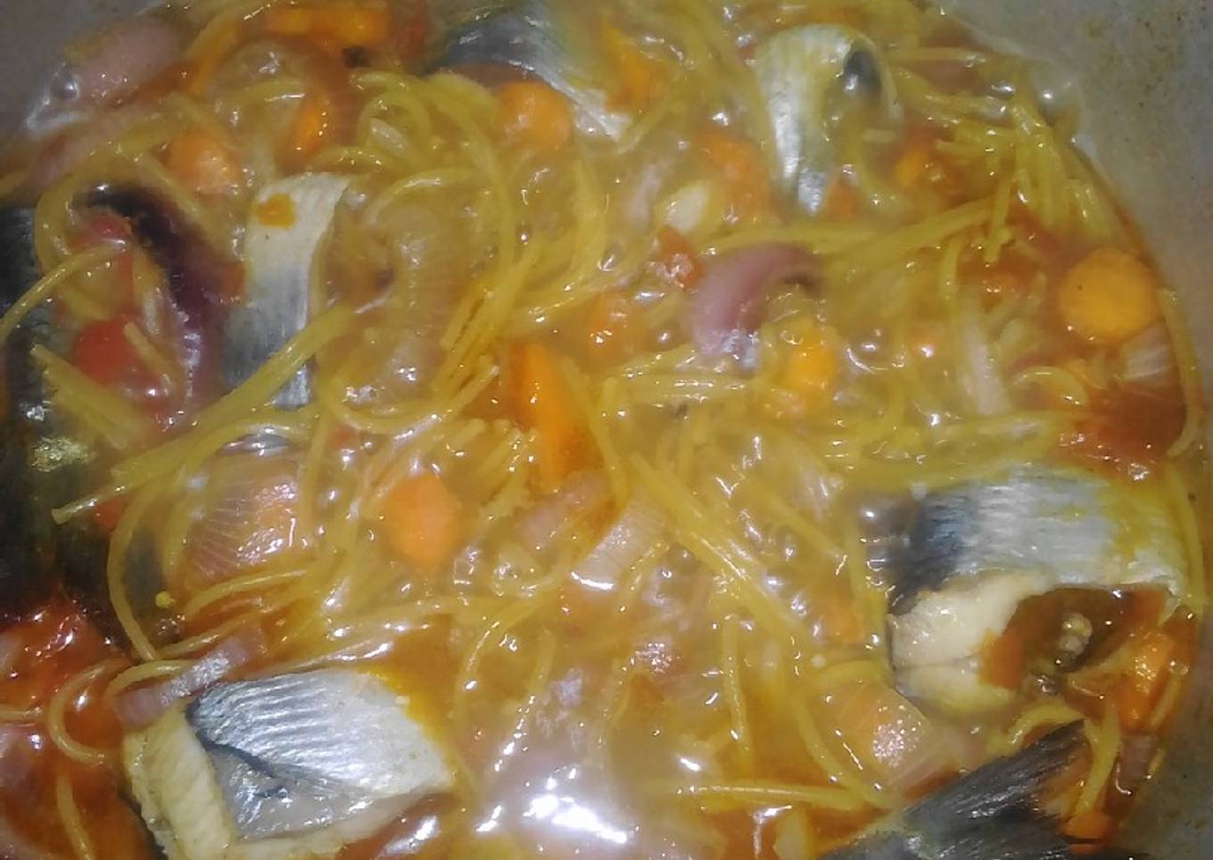 Jolof spaghetti da kifi