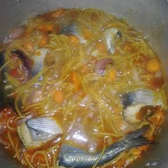 A picture of Jolof spaghetti da kifi.