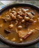 Callos de ternera con garbanzos