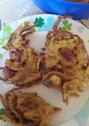 Una foto de Croquetas de fideos