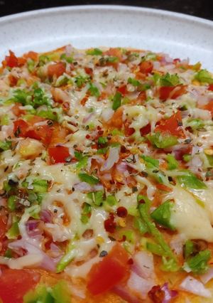 A picture of Pizza uttapam.