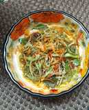 Gỏi hoa chuối rau muống bào