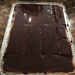A picture of Chocolate frosting.