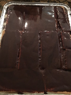A picture of Chocolate frosting.