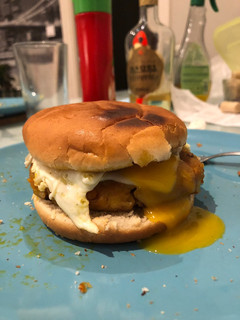 Una foto de Hamburguesa vegetariana de zanahoria y arroz