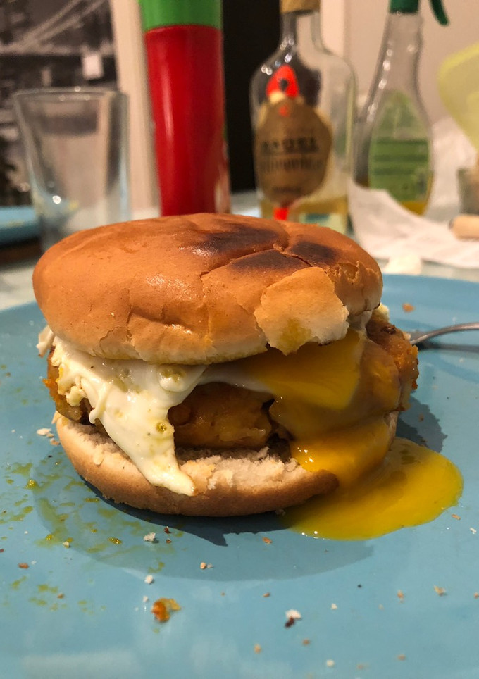 Una foto de Hamburguesa vegetariana de zanahoria y arroz