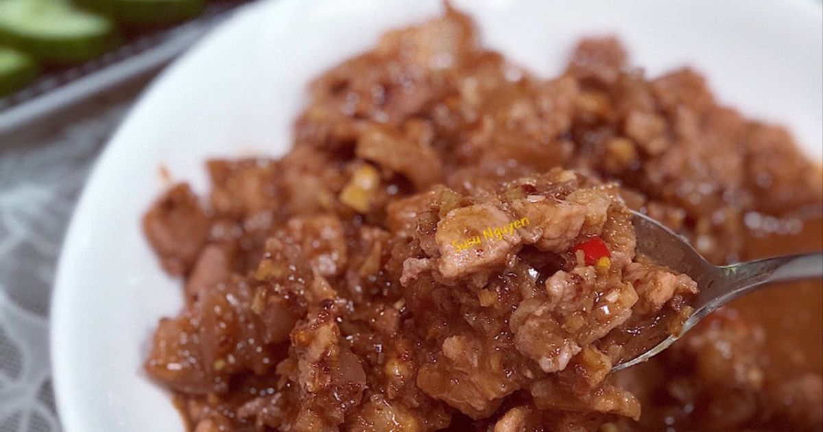 Cách Làm Món Ba Rọi Xào Mắm Ruốc của Hannah’s Kitchen - Cookpad