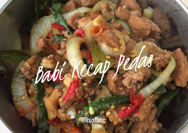 Resep Babi Kecap Pedas yang Bikin Ngiler