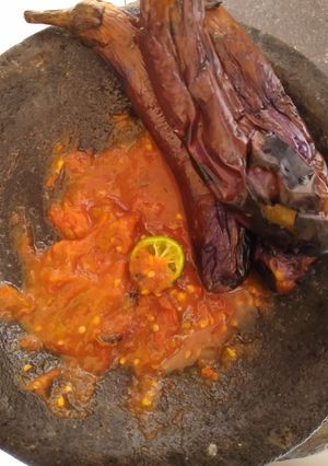 Foto resep Terong bakar sambal tomat