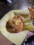 ไส้เกี๊ยวหมู ขนมจีบหมู แครอท ข้าวโพดหวาน