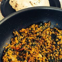 Palak Mung Dal sabzi A picture of Palak Mung Dal sabzi.