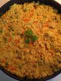 Arroz con cerdo al curry