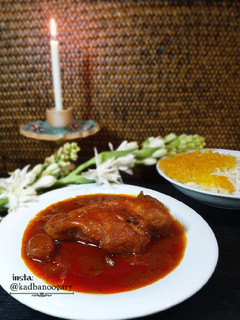 عکسی از دستور خورشت مرغ مجلسی