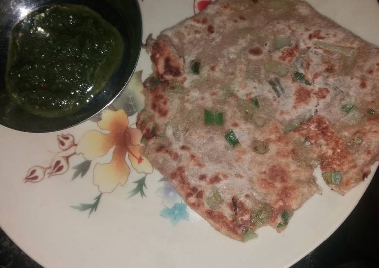 Simple Way to Cook Perfect Spring onion roti