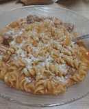 Guiso de fideos con carne