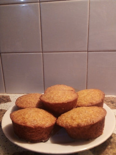 Una foto de Muffins de avena y banana