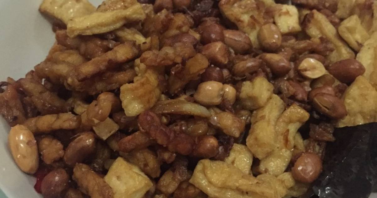 Tempe Tahu Kering atau orek tempe tahu