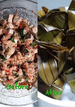 Foto resep Botok tetake (teri,tahu,kemangi)
