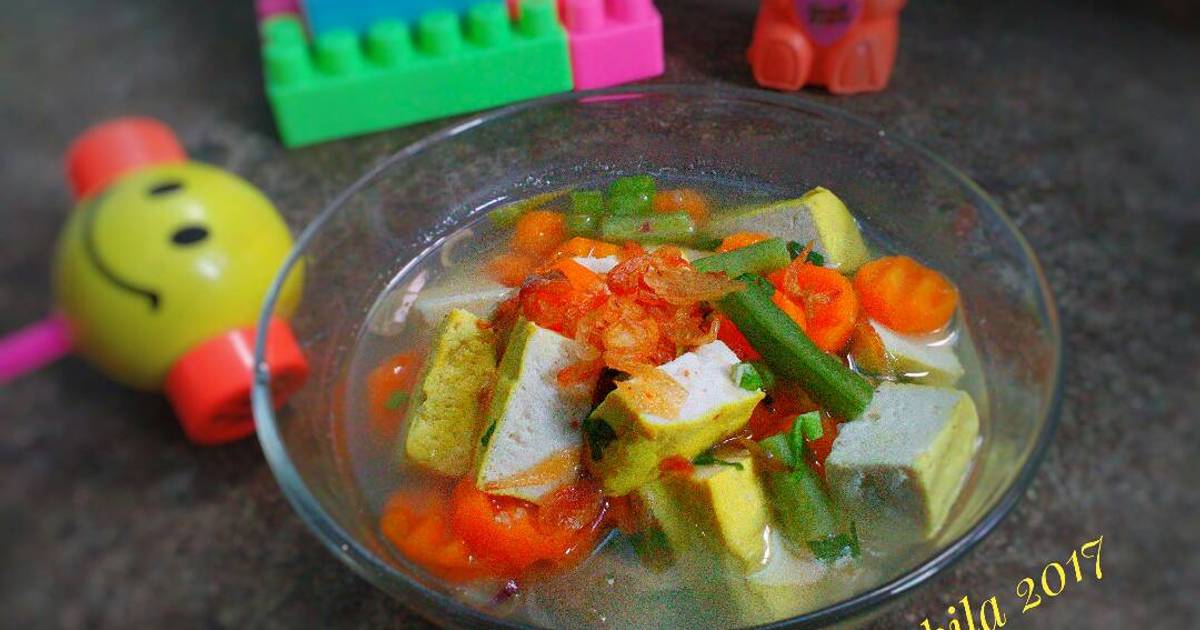 Resep Sup Tahu Sayur Mpasi 1y Oleh Salsabila Cookpad